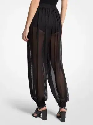 Michael Kors Collection Silk Voile Sarouel Pants | Thumbnail 3 Michael Kors Collection Silk Voile Sarouel Pants | Thumbnail 3
