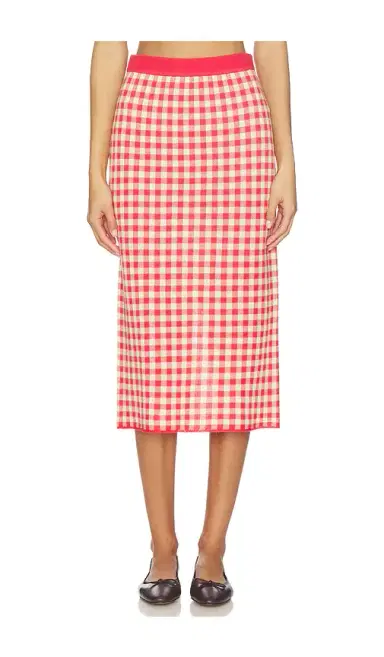Guest In Residence Gingham Long Skirt | Thumbnail 1 Guest In Residence Gingham Long Skirt | Thumbnail 1
