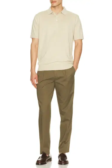 Barbour Muston Linen Blend Knitted Polo | Thumbnail 5