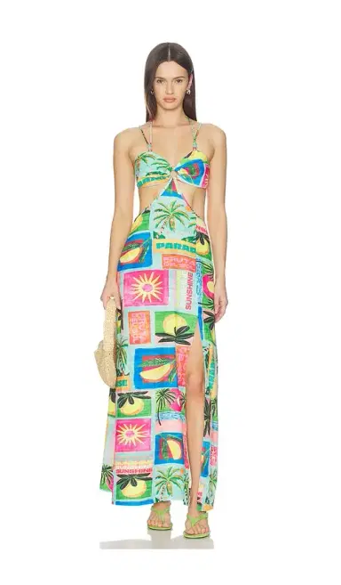 Kulani Kinis Beaded Cut Out Maxi Dress | Thumbnail 1