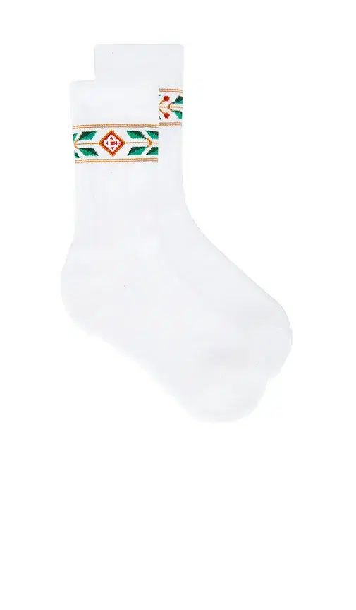 Casablanca Laurel Ribbed Sport Sock