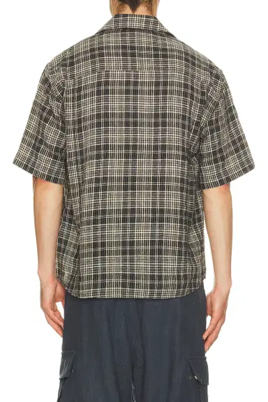 Corridor Plaid Seersucker Short Sleeve Shirt | Thumbnail 4