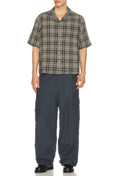 Corridor Plaid Seersucker Short Sleeve Shirt | Thumbnail 5