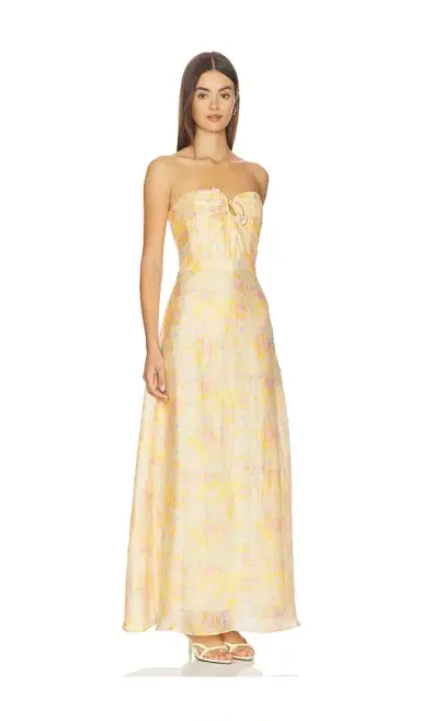 Bardot Amina Strapless Maxi Dress | Thumbnail 2 Bardot Amina Strapless Maxi Dress | Thumbnail 2