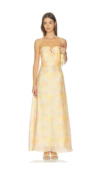 Bardot Amina Strapless Maxi Dress | Thumbnail 1 Bardot Amina Strapless Maxi Dress | Thumbnail 1
