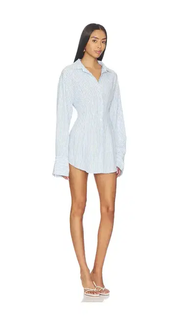 ALL THE WAYS Charitie Button Up Mini Dress | Thumbnail 2