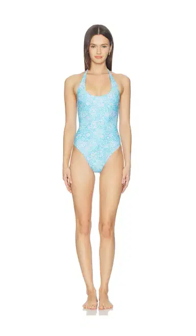 Kulani Kinis Scoop Halter Cheeky One Piece | Thumbnail 1