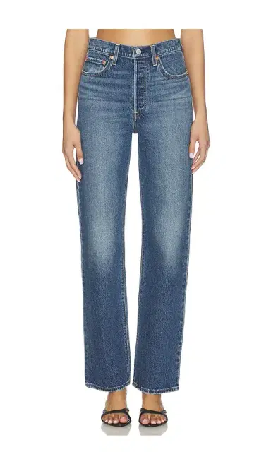 Levi's Ribcage Full Length Straight Leg Jeans | Thumbnail 1 Levi's Ribcage Full Length Straight Leg Jeans | Thumbnail 1