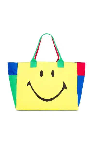 Market Smiley Colorblock Tote Bag | Thumbnail 1 Market Smiley Colorblock Tote Bag | Thumbnail 1