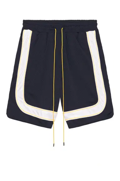 Rhude Mesh Piping Baggy Track Shorts | Thumbnail 7