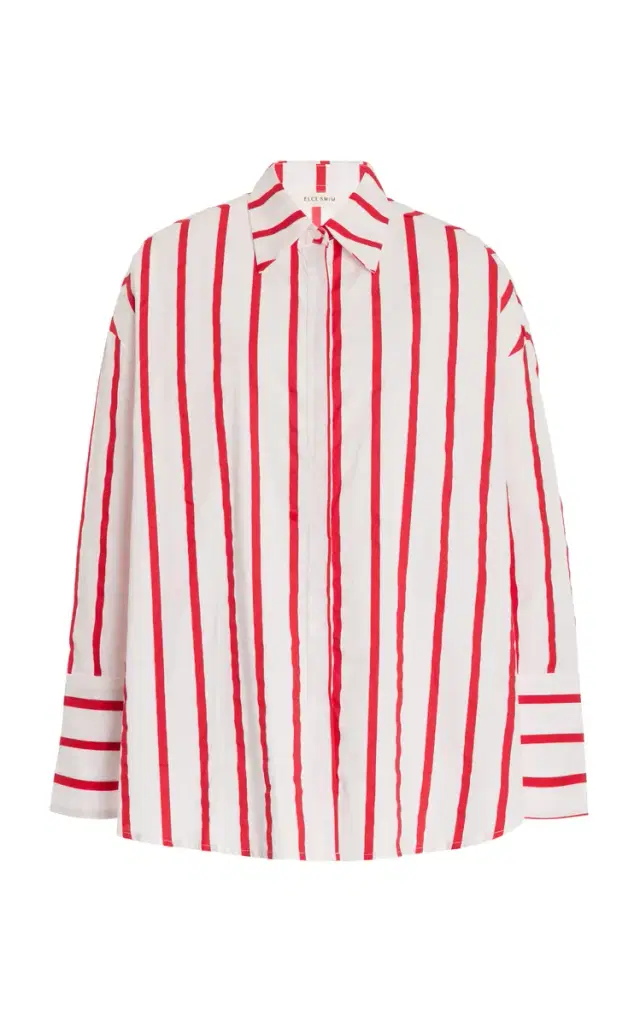 ELCE Reverie Striped Cotton Poplin Shirt