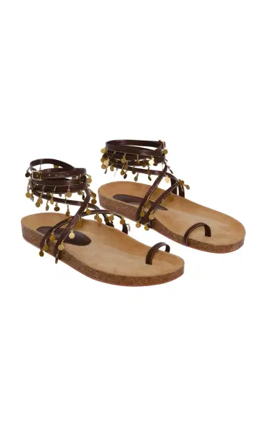 Johanna Ortiz Serenade In Swim Leather Sandals | Thumbnail 2