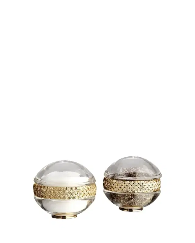L'Objet Braid 24K Gold-Plated Salt & Pepper Shakers, Set of 2