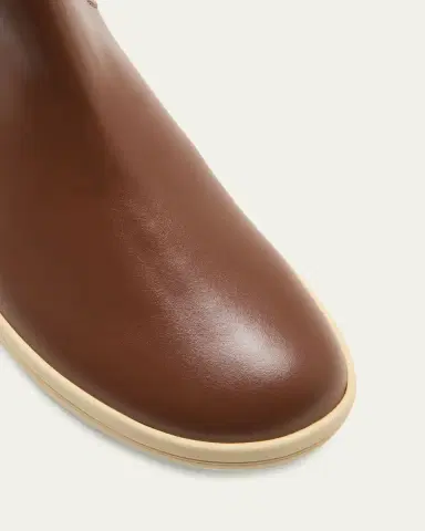 Loro Piana Lakeside Leather Chelsea Ankle Boots | Thumbnail 5