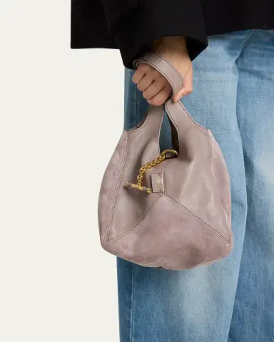 Chloé Balloon Patchwork Leather & Suede Tote Bag | Thumbnail 2