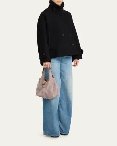 Chloé Balloon Patchwork Leather & Suede Tote Bag | Thumbnail 5