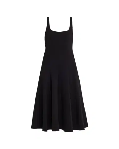 Vince Seamed Square-Neck Knit Midi Dress | Thumbnail 1