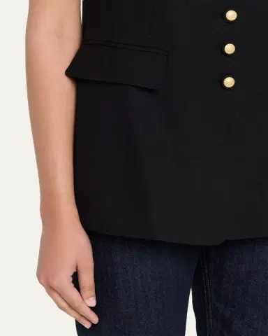 Kobi Halperin Jay Button-Down Crewneck Vest | Thumbnail 5
