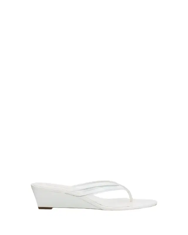 Veronica Beard Clea Jelly Leather Wedge Sandals