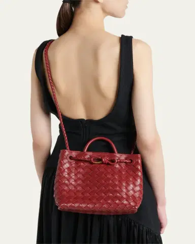 Bottega Veneta Andiamo Small Leather Tote Bag | Thumbnail 2