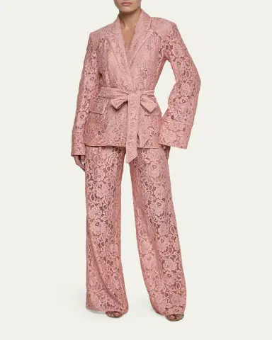 L'Agence Jordana Floral Lace Blazer | Thumbnail 2 L'Agence Jordana Floral Lace Blazer | Thumbnail 2