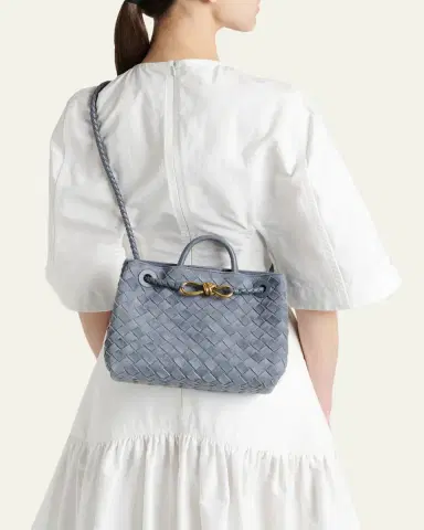 Bottega Veneta Andiamo Small Suede Tote Bag | Thumbnail 2
