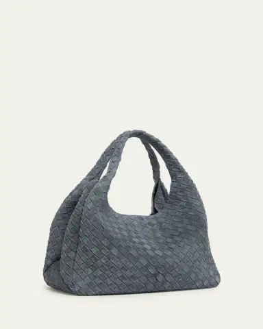 Bottega Veneta Campana Large Suede Shoulder Bag | Thumbnail 3 Bottega Veneta Campana Large Suede Shoulder Bag | Thumbnail 3