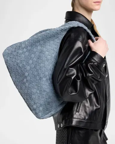 Bottega Veneta Campana Large Suede Shoulder Bag | Thumbnail 6 Bottega Veneta Campana Large Suede Shoulder Bag | Thumbnail 6