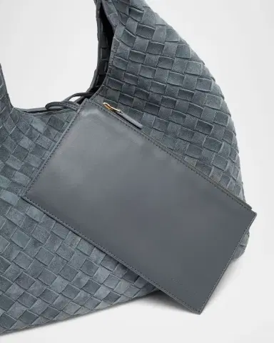 Bottega Veneta Campana Large Suede Shoulder Bag | Thumbnail 10 Bottega Veneta Campana Large Suede Shoulder Bag | Thumbnail 10