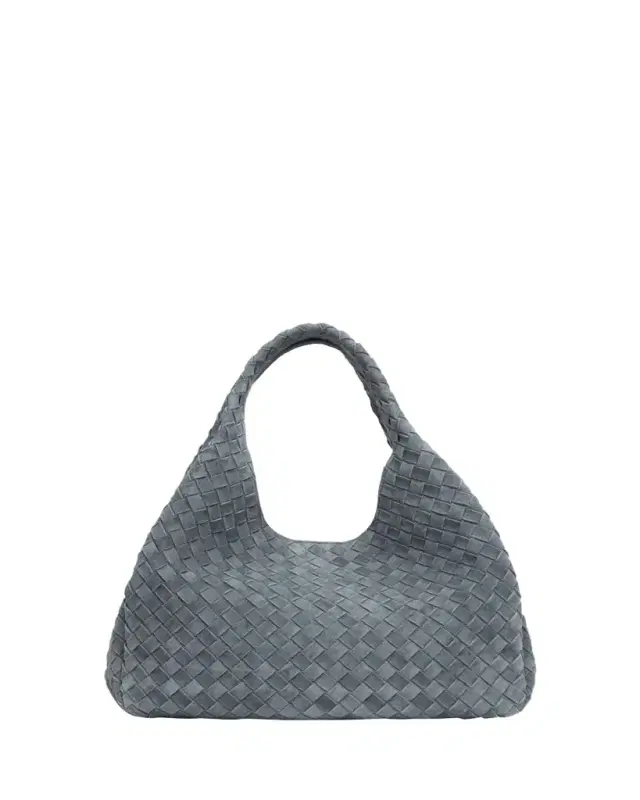 Bottega Veneta Campana Large Suede Shoulder Bag