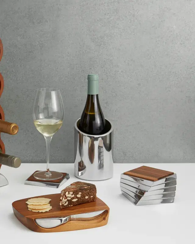 Nambé Twist Coaster Set