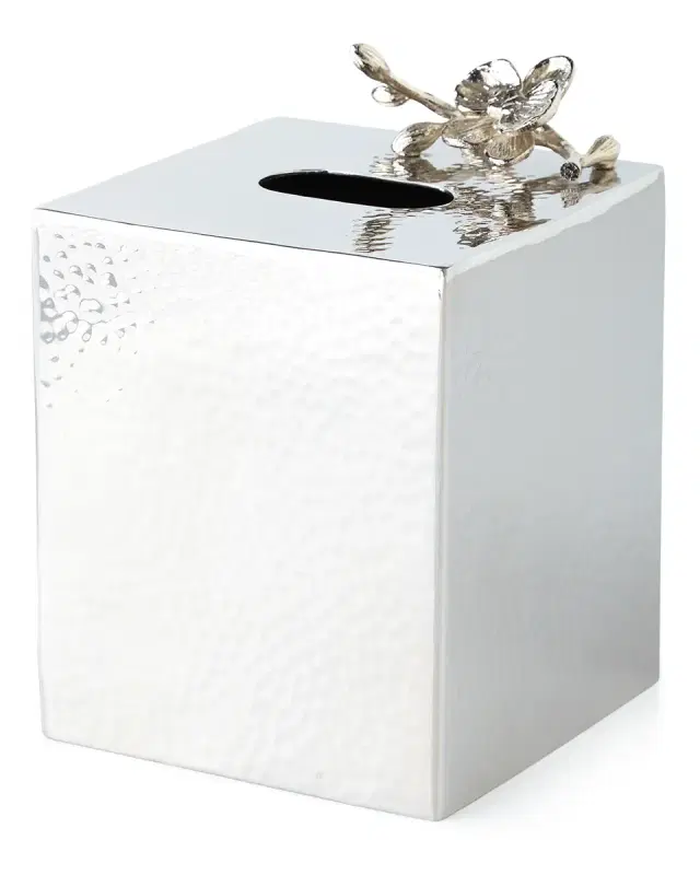 Michael Aram White Orchid Tissue Box Cover