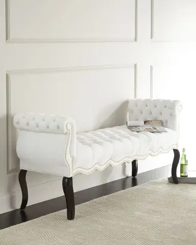 Haute House Rebecca Tufted Bench, 61" | Thumbnail 2 Haute House Rebecca Tufted Bench, 61" | Thumbnail 2