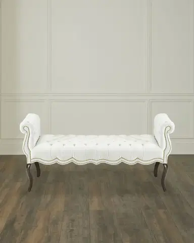 Haute House Rebecca Tufted Bench, 61" | Thumbnail 1 Haute House Rebecca Tufted Bench, 61" | Thumbnail 1