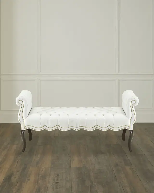 Haute House Rebecca Tufted Bench, 61"