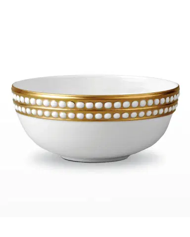 L 'Objet Perlee Gold Cereal Bowl | Thumbnail 2
