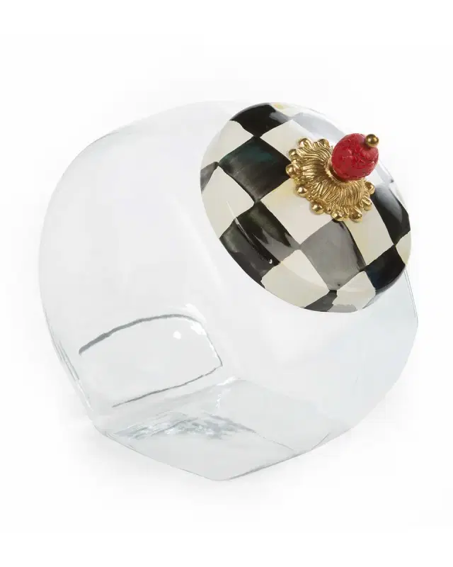 MacKenzie-Childs Courtly Check Cookie Jar