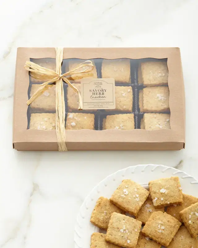 Cookies Crumbs and Crust Savory Herb Crackers