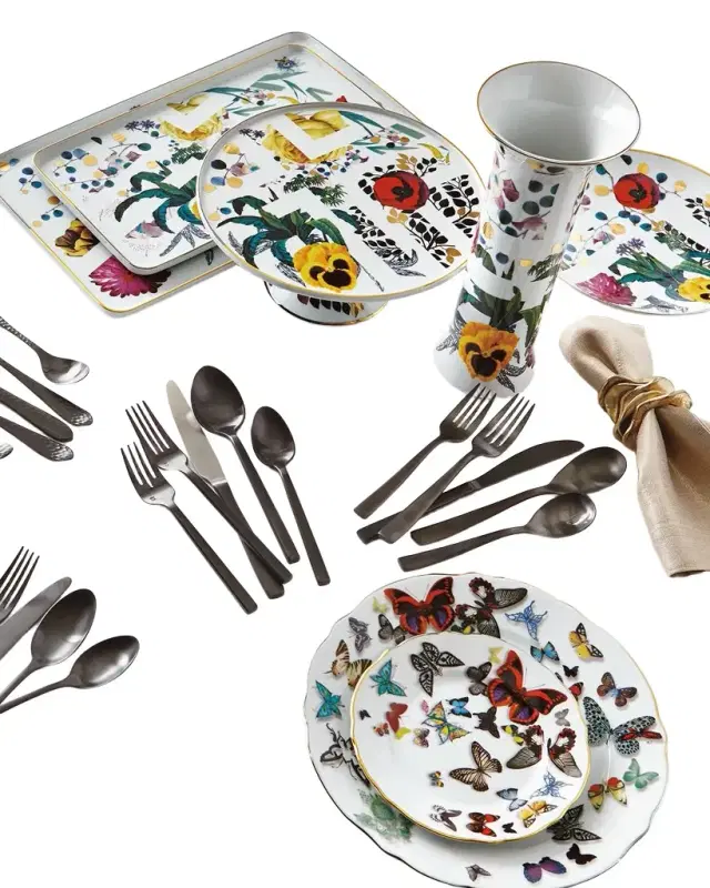 Christian LaCroix X Vista Alegre Butterfly Parade Bread & Butter Plate