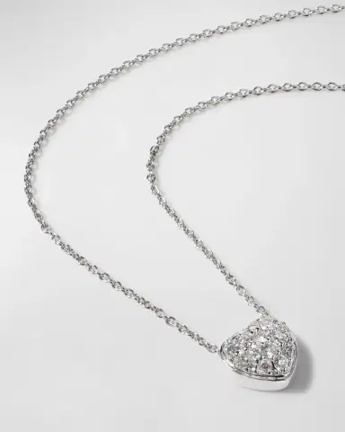 Roberto Coin Pave Heart Necklace | Thumbnail 2