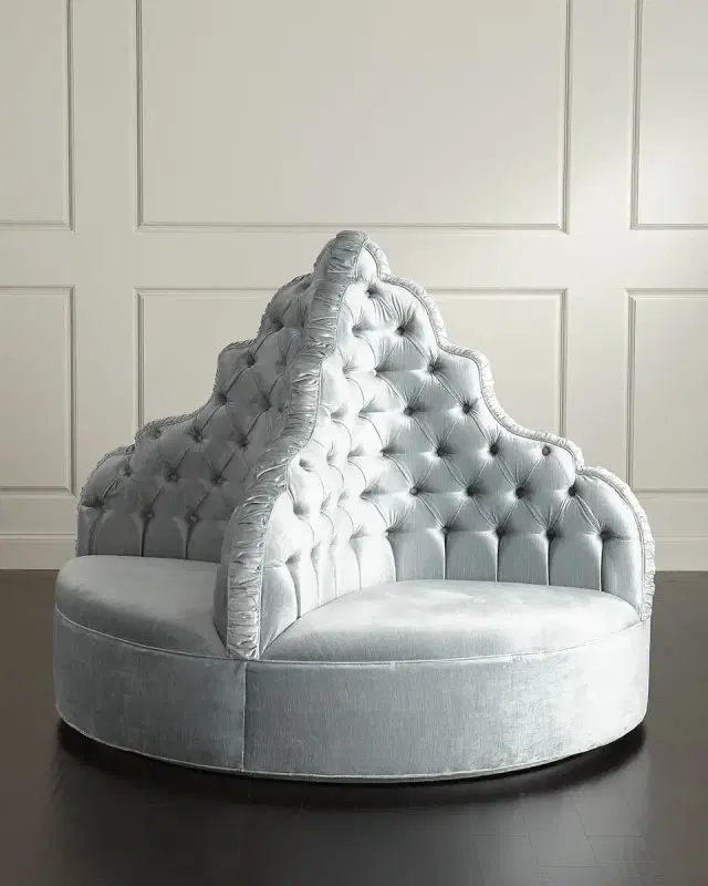 Haute House Amour Tufted Party Ottoman