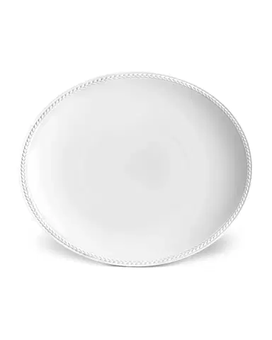 L 'Objet Soie Tressee White Soup Plate | Thumbnail 2