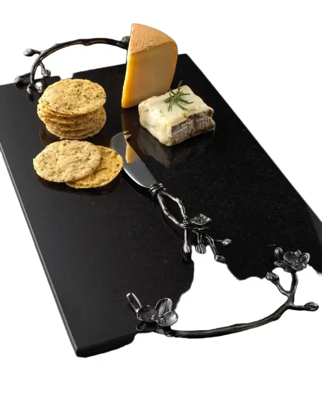 Michael Aram Black Orchid Cheese Board