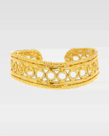 Jean Mahie Ronds 22K Gold Cuff Bracelet | Thumbnail 2