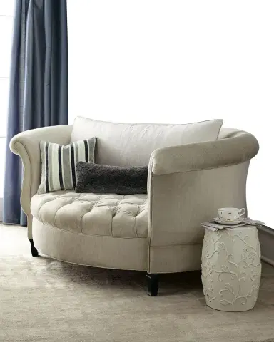 Haute House Harlow Silver Cuddle Chair | Thumbnail 4 Haute House Harlow Silver Cuddle Chair | Thumbnail 4