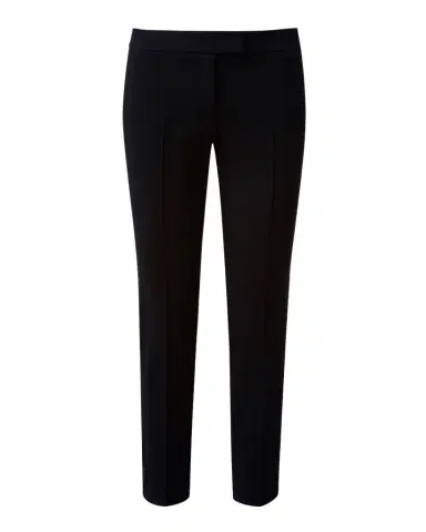 Akris punto Frankie Slim-Leg Ankle Pants, Black | Thumbnail 1