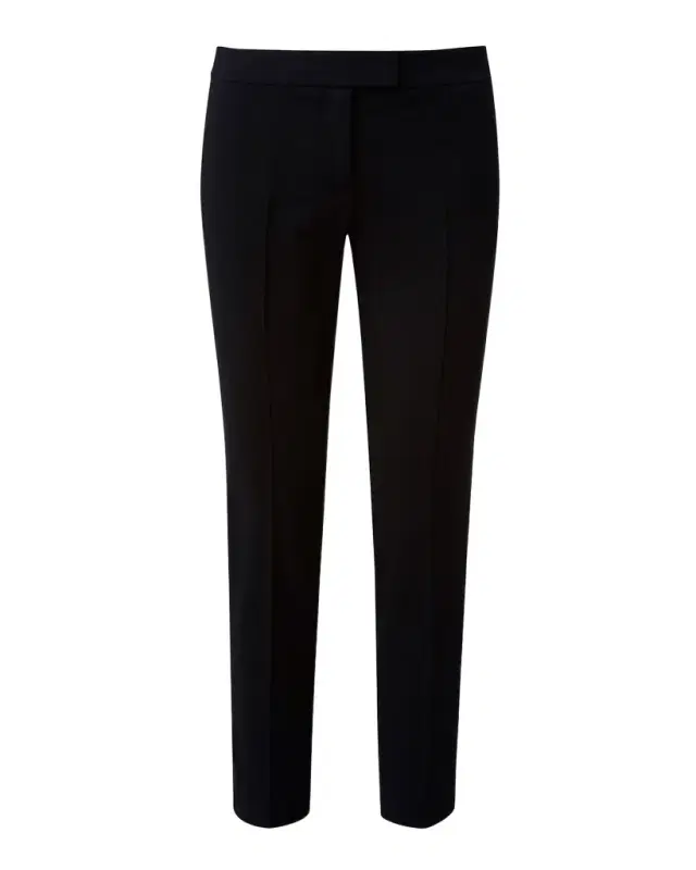Frankie Slim-Leg Ankle Pants, Black