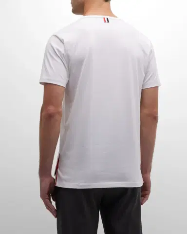 Thom Browne Short-Sleeve Logo Pocket T-Shirt | Thumbnail 3
