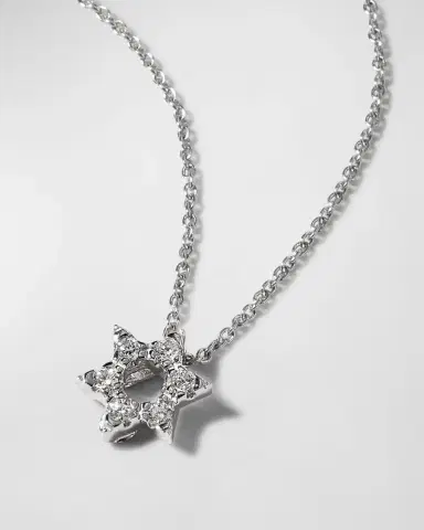 Roberto Coin Diamond Star of David Necklace | Thumbnail 3