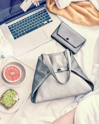 Akris Anouk Cervo Leather Clutch Bag w/Chain | Thumbnail 4
